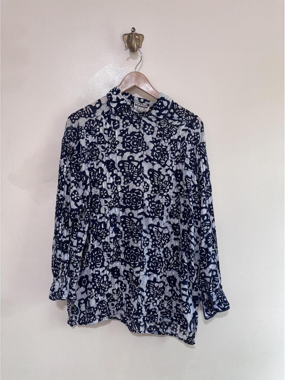 Monsoon Vintage Lightweight 100%‎ Cotton top Size S